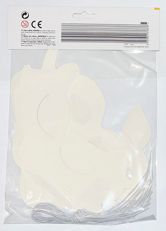 12-Pack Colour Me In Masks – Fun DIY Mask Decorating Kit