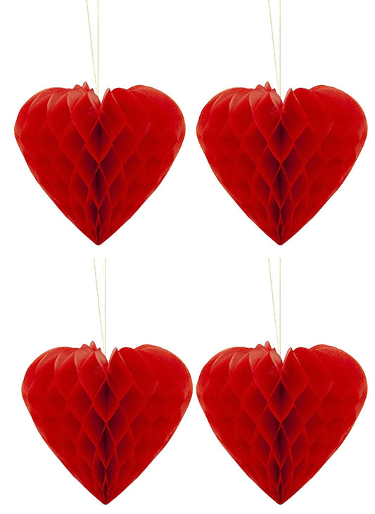 9” Decorative Honeycomb Love Heart – Romantic & Stylish Decor